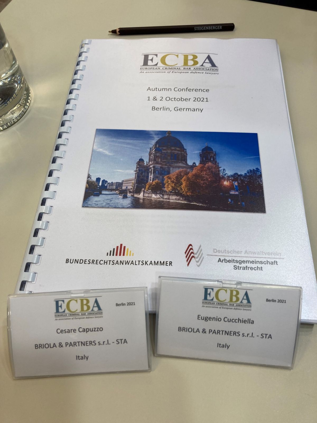 ECBA Autumn Conference a Berlino